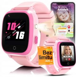 Smartwatch JG Smart T5 Różowy. Czerwone zegarki smartwatch JG Smart, bez wzorów. Za 319.99 zł.
