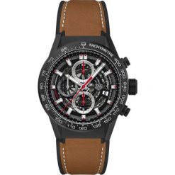 ZEGAREK TAG HEUER CARRERA CAR2090.FT6124. Czarne zegarki męskie TAG HEUER, bez wzorów, z gumy, ceramiczne. Za 25,090.00 zł.