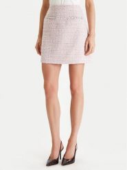 Guess Spódnica mini W6RD56 WJ632 Różowy Regular Fit. Czerwone spódnice damskie Guess, s, z aplikacjami, z syntetyku, mini. Za 439.99 zł.