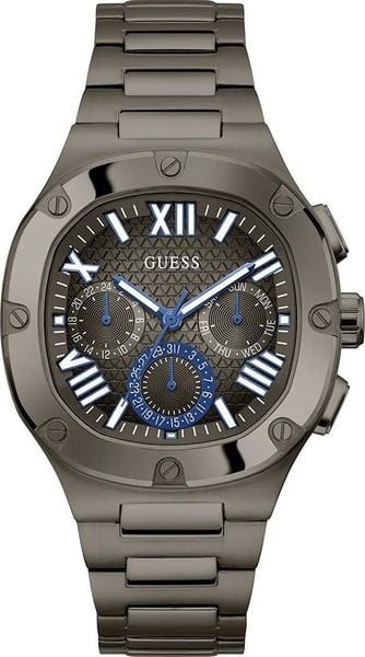 Zegarek Guess Zegarek męski Guess GW0572G5 szary. Szare zegarki męskie Guess, z aplikacjami. Za 698.00 zł.