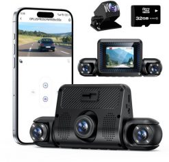 Wideorejestrator Inskam WIDEOREJESTRATOR SAMOCHODOWY KAMERKA DO SAMOCHODU PRZÓD TYŁ WNĘTRZE 360 HD. Wideorejestratory Inskam. Za 223.99 zł.