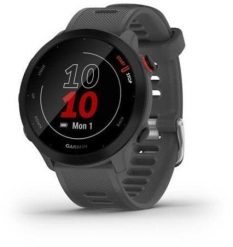 Zegarek sportowy Garmin Forerunner 55 Szary (010-02562-13). Szare zegarki smartwatch Garmin, bez wzorów. Za 760.99 zł.