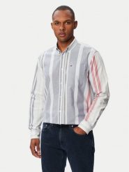 Tommy Jeans Koszula Oxford DM0DM23246 Niebieski jasny Relaxed Fit. Niebieskie koszule męskie Tommy Jeans, m, bez wzorów, z bawełny, bez kołnierzyka, bez ramiączek. Za 369.99 zł.