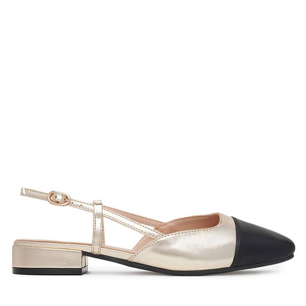 Baleriny Clara Barson. Żółte balerinki damskie Clara Barson, bez wzorów, bez obcasa, bez zapięcia. Za 119.99 zł.