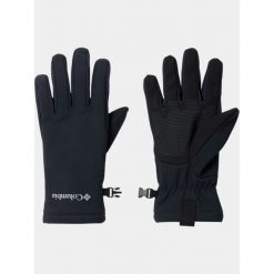 Rękawice Damskie Columbia Kruser Ridge III. Czarne rękawiczki damskie Columbia, bez wzorów, z softshellu. Za 259.00 zł.