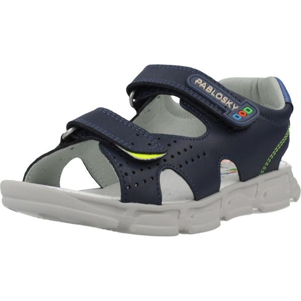 Sandały PABLOSKY 521620P Niebieski. Niebieskie buty zimowe męskie Pablosky, bez wzorów, ze skóry, bez zapięcia. Za 220.99 zł.