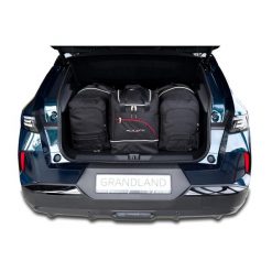 Torby Do Bagażnika Opel Grandland Ev 2024+ 4Szt Kjust. Czarne torby podróżne damskie KJUST, bez wzorów. Za 1,250.00 zł.
