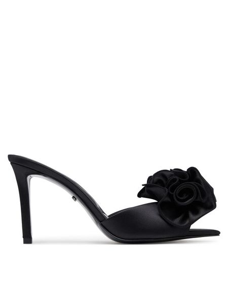 Aldo Klapki Maleficientmule 14008305 Czarny. Czarne klapki damskie Aldo, bez wzorów, z materiału, bez obcasa, bez zapięcia. Za 839.99 zł.