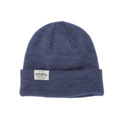 Czapka zimowa COAL UNIFORM LOW heather navy. Niebieskie czapki damskie COAL, na zimę, bez wzorów. Za 39.00 zł.
