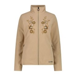 Damska polarowa bluza z zamkiem CMP. Brązowe bluzy damskie CMP, bez wzorów, z polaru, bez ramiączek, bez kaptura. Za 413.00 zł.