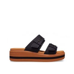 Buty Sportowe Crocs Czarne Wygodne. Czarne obuwie sportowe damskie Crocs, bez wzorów, ze skóry, bez zapięcia, na fitness i siłownię. W wyprzedaży za 246.60 zł.