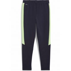 Młodzieżowe spodnie Evostripe PUMA New Navy Blue. Niebieskia spodnie sportowe damskie Puma, bez wzorów, klasyczne, z standardowym stanem, trekkingowe. W wyprzedaży za 124.00 zł.