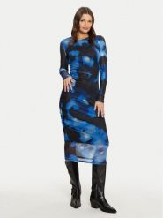 JDY Sukienka codzienna Elsa 15330387 Niebieski Slim Fit. Niebieskie sukienki damskie JDY, na co dzień, m, bez wzorów, z syntetyku, bez kołnierzyka, bez ramiączek, proste. Za 99.99 zł.