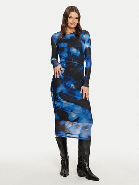 JDY Sukienka codzienna Elsa 15330387 Niebieski Slim Fit. Niebieskie sukienki damskie JDY, na co dzień, l, bez wzorów, z syntetyku, bez kołnierzyka, bez ramiączek, proste. Za 99.99 zł.
