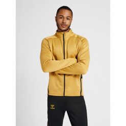 Bluza dresowa zapinana na zamek błyskawiczny Hummel Cima XK. Brązowe bluzy męskie Hummel, l, bez wzorów, z dresówki, sportowe, bez ramiączek, bez kaptura. W wyprzedaży za 252.60 zł.
