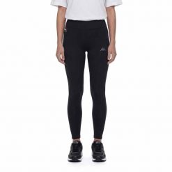 Damskie legginsy Kappa Idva. Czarne legginsy damskie Kappa, bez wzorów. Za 257.00 zł.