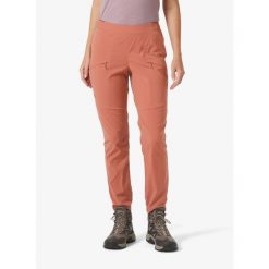Spodnie turystyczne damskie Helly Hansen W Vinda Light Tur Pant. Brązowe spodnie sportowe damskie Helly Hansen, bez wzorów, sportowe, trekkingowe. Za 392.99 zł.