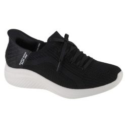 Tenisówki Skechers Model Slip-ins: Ultra Flex 3.0 Tonal Stretc Kolor Czarny. Czarne obuwie sportowe damskie Skechers, bez wzorów, z tkaniny, bez zapięcia. Za 349.99 zł.