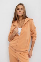 LEKKA BLUZA MOLLY MANGO XS - Flawless. Bluzy damskie Flawless, s, bez wzorów, z bawełny, eleganckie, bez ramiączek, bez kaptura. Za 190.00 zł.