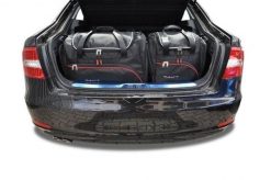Torby Do Bagażnika Skoda Superb Limousine 2008-2015 5Szt Kjust. Czarne torby podróżne damskie KJUST, bez wzorów, z kauczuku. Za 1,607.00 zł.