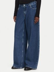 Karl Lagerfeld Jeans Jeansy B3W10067 Niebieski Wide Leg. Niebieskie jeansy damskie Karl Lagerfeld Jeans, bez wzorów, z bawełny. Za 549.99 zł.