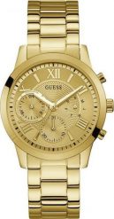 Zegarek Guess Zegarek damski Guess W1070L2 złoty. Żółte zegarki damskie Guess, złote. Za 899.00 zł.