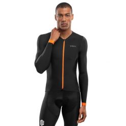 Ultralekka koszulka rowerowa męska SRX PRO Roselend. Brązowe bluzy męskie SIROKO, m, bez wzorów, z jersey, sportowe, bez ramiączek, bez kaptura. Za 466.00 zł.