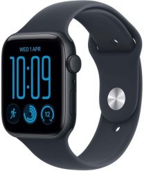 Smartwatch Apple Watch SE 3 GPS 44mm Midnight Alu Sport M/L Granatowy (MJL94ET/A). Niebieskie zegarki smartwatch Apple, bez wzorów. Za 1,428.02 zł.