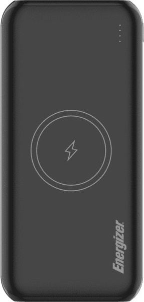 Energizer QE10009PQ bank mocy Litowo-polimerowy (LiPo) 10000 mAh Bezprzewodowe ładowanie Czarny. Czarne powerbanki Energizer. Za 182.99 zł.