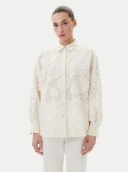Bruuns Bazaar Koszula Calamus Felina BBW4538 Biały Regular Fit. Białe koszule damskie Bruuns Bazaar, bez wzorów, z bawełny, bez kołnierzyka, bez ramiączek. Za 389.99 zł.