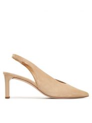 HÖGL Czółenka Cailee 9-106812 Beżowy. Brązowe czółenka damskie HÖGL, bez wzorów, ze skóry, bez obcasa, bez zapięcia. Za 489.99 zł.