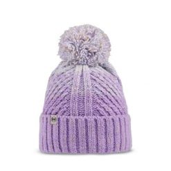 Czapka BUFF KNITTED & FLEECE BAND BEANIE AKNA. Fioletowe czapki damskie Buff, bez wzorów, sportowe. Za 169.90 zł.