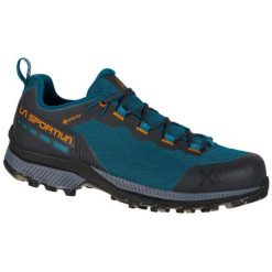 Buty trekkingowe męskie La Sportiva Hike Gtx. Niebieskie trekkingi męskie La Sportiva, z materiału, bez zapięcia. Za 966.00 zł.