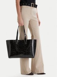 Eva Minge Torebka EO-ARIA-LDA8637-2 Czarny. Czarne shopperki damskie Eva Minge, bez wzorów, z materiału, bez dodatków. Za 279.99 zł.