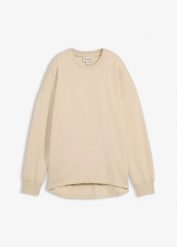 Bluza oversize. Niebieskie bluzy damskie bonprix, bez wzorów, bez ramiączek, bez kaptura. Za 87.99 zł.