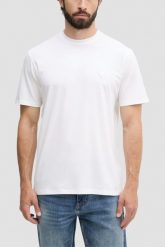 GUESS Biały męski t-shirt na krótki rękaw Small Patch, Rozmiar S. Białe t-shirty męskie Guess, m, z aplikacjami, bez kołnierzyka, bez ramiączek. Za 189.99 zł.