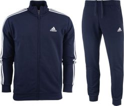 Adidas Dres męski adidas Basic 3-Stripes French Terry granatowy IC6765 S. Niebieskie komplety dresowe męskie Adidas, m, bez wzorów, z dresówki. Za 277.39 zł.