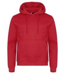 Clique Bluza z kapturem Miami z bawełny i poliestru z recyklingu – Red. Czerwone bluzy damskie CLIQUE, m, bez wzorów, z bawełny, bez ramiączek, z kapturem. Za 166.67 zł.