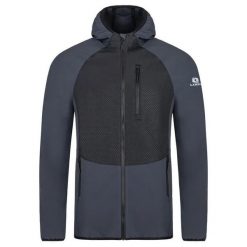 Męska kurtka softshell Loap Urcael w kolorze szarym. Czarne kurtki sportowe męskie LOOP, m, bez wzorów, z softshellu, z kapturem, do jazdy konnej. Za 297.99 zł.