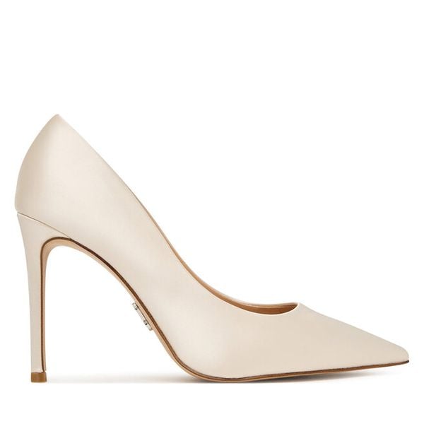 Szpilki Steve Madden. Białe szpilki damskie Steve Madden, bez wzorów, bez obcasa, na szpilce, bez zapięcia. Za 430.99 zł.