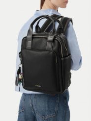Lasocki Plecak CEO-LSK-L-017-10 Czarny. Czarne plecaki damskie Lasocki, bez wzorów, ze skóry. Za 249.99 zł.