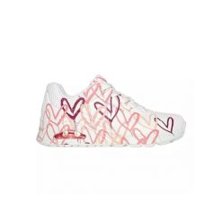 Tenisówki Skechers Model Uno-spread The Love Kolor Biały. Białe trampki i tenisówki damskie Skechers, bez wzorów, z materiału, bez zapięcia. Za 349.00 zł.