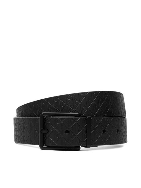Calvin Klein Pasek Męski LV04D7063G Czarny. Czarne paski męskie Calvin Klein, ze skóry. Za 210.99 zł.
