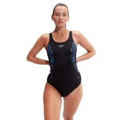 Strój Kąpielowy Speedo Placement Muscleback – Czarno-Niebieski – Rozmiar 30. Czarne stroje kąpielowe damskie Speedo, xs, bez wzorów. Za 1,339.75 zł.