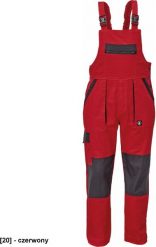 CERVA MAX NEO - ogrodniczki - czerwony 64. Czerwone spodnie sportowe męskie CERVA, m, bez wzorów, narciarskie. Za 69.40 zł.