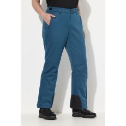 Damskie Spodnie softshell wodoodporne pasek na rzep osłona przeciwśnieżna. Niebieskie spodnie sportowe damskie Ulla Popken, na lato, bez wzorów, z materiału, sportowe, trekkingowe. Za 432.99 zł.
