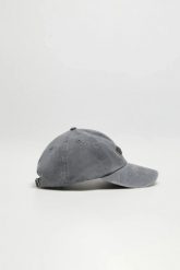 Czapka z daszkiem szara. Szare czapki damskie MOODO, bez wzorów, z bawełny. Za 49.99 zł.