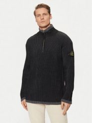Stone Island Sweter 8115516C1 Szary Regular Fit. Szare swetry męskie Stone Island, m, bez wzorów, z wełny, bez kołnierzyka, bez ramiączek. Za 1,799.00 zł.