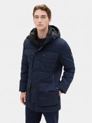 Tom Tailor Kurtka puchowa 1037359 Granatowy Regular Fit. Niebieskie kurtki męskie Tom Tailor, m, bez wzorów, z puchu, bez kaptura. Za 719.99 zł.