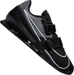 Nike Buty męskie Romaleos 4 czarne r. 42 (CD3463-010). Czarne buty sportowe męskie Nike, bez wzorów, bez zapięcia. Za 678.98 zł.